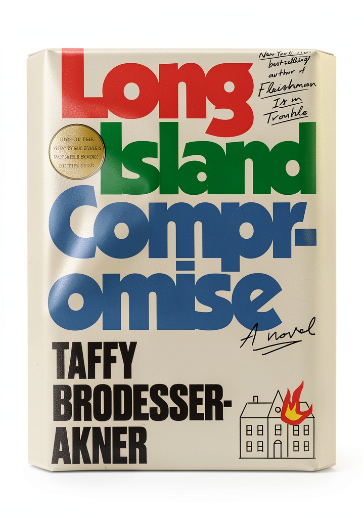 'Random House Satire Fiction Kindle eBook cover on a device screen'
