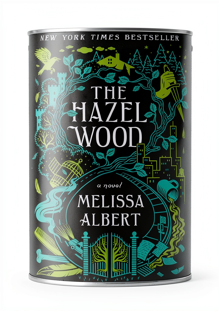 The Hazel Wood Kindle book cover on a digital device