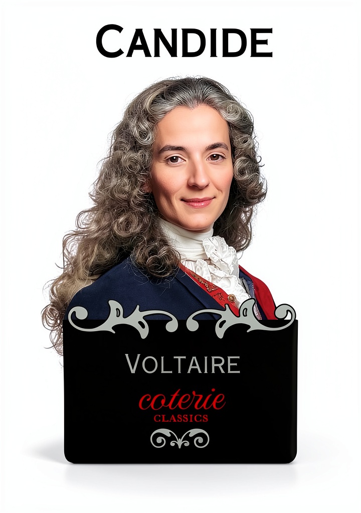 Coterie Classics Kindle edition cover showcasing French literature satire