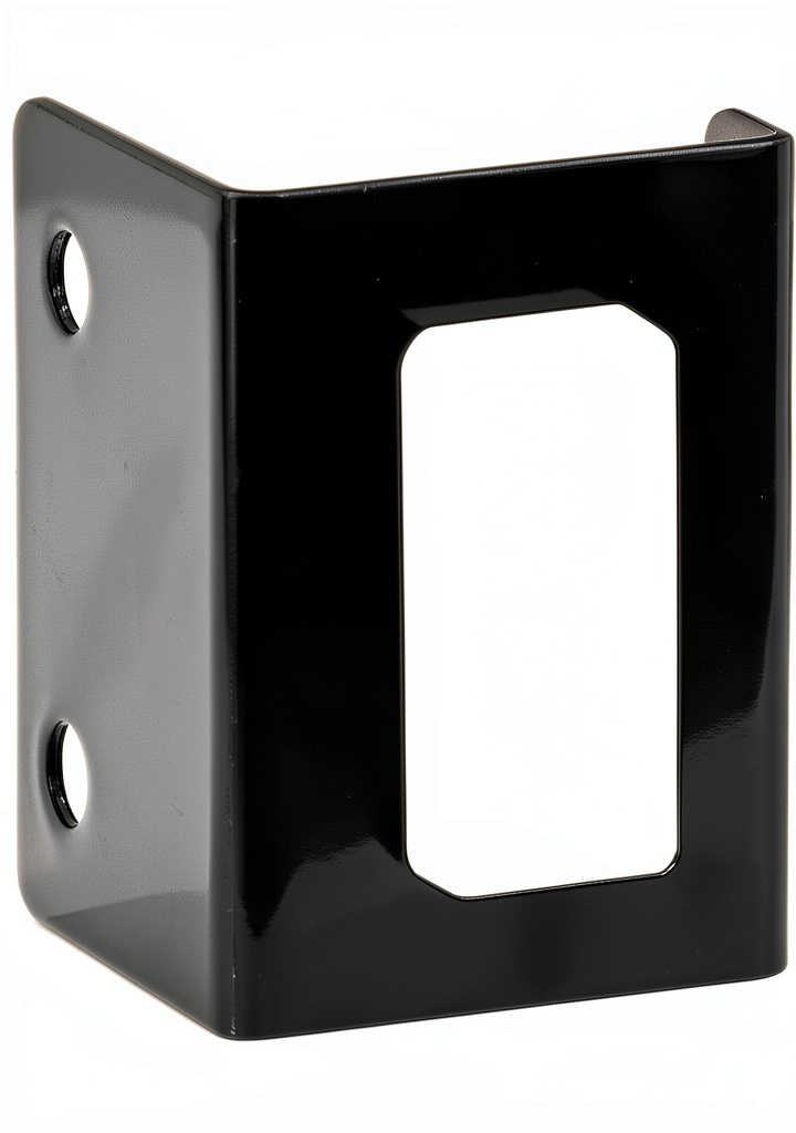 Rocker switch bracket installed on a residential electrical panel
