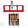 ColumPRO Cable Chase Wire Bracket Red 20PCS Plastic-3