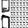 QWORK Wall Mount Bracket 50 Pack Adjustable-0
