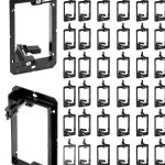 QWORK Wall Mount Bracket 50 Pack Adjustable-0