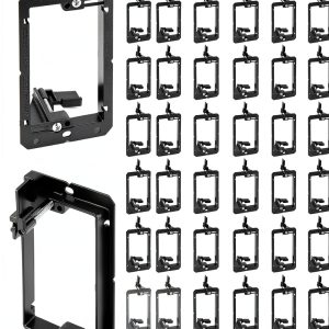 QWORK Wall Mount Bracket 50 Pack Adjustable-0