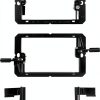 QWORK Wall Mount Bracket 50 Pack Adjustable-1