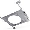 HALO Stainless Steel 6 Light Ceiling Mount Modern Square Round Fixture-1