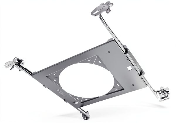 HALO Stainless Steel 6 Light Ceiling Mount Modern Square Round Fixture-1