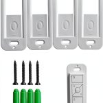 Wall Mount Bracket MOOYIYAN 4-Pack White Powder Coated-0