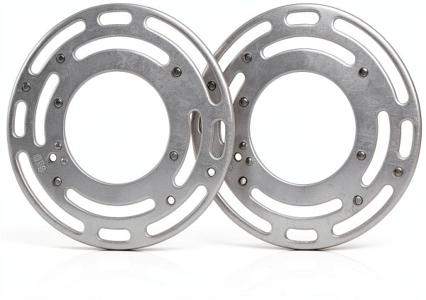 Teemyaa 4in Round Zinc Plated Ceiling Wall Mount Bracket-0