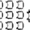 BestView Low Voltage Wall Bracket Pack of 10 Orange Plastic-0