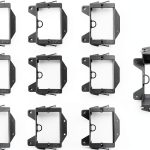 BestView Low Voltage Wall Bracket Pack of 10 Orange Plastic-0