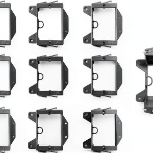 BestView Low Voltage Wall Bracket Pack of 10 Orange Plastic-0