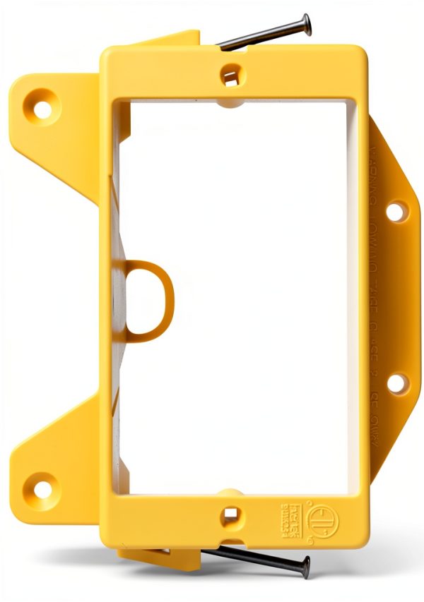 BestView Low Voltage Wall Bracket Pack of 10 Orange Plastic-19