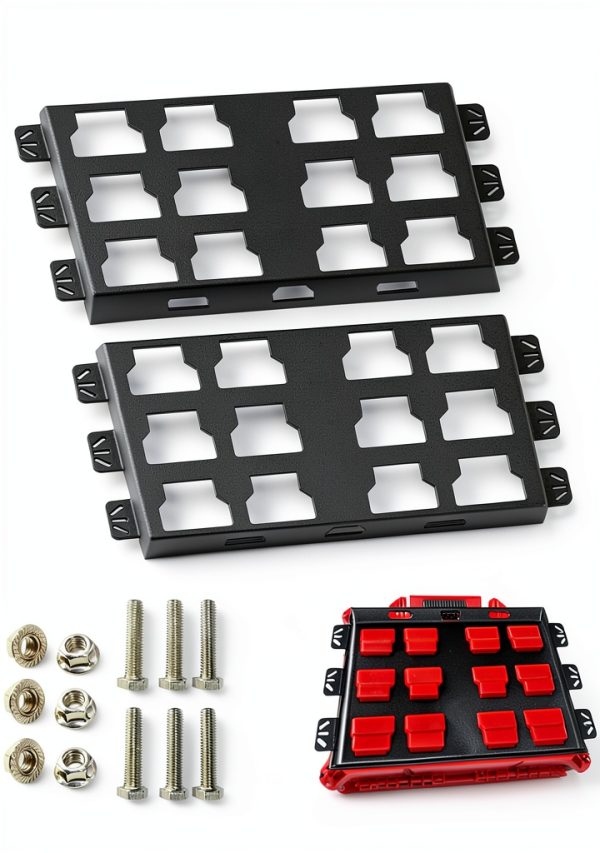 Milwaukee Packout Mounting Plate 2‑Piece Mount, Powder‑Coated Steel-0