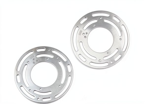 Teemyaa 4in Round Zinc Plated Ceiling Wall Mount Bracket-1