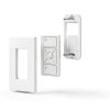 Cahant Polished Wall Brackets 4 Pack for Lutron Caseta Pico Remote ABS-3