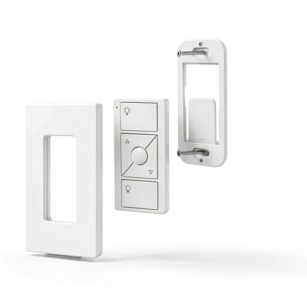 Cahant Polished Wall Brackets 4 Pack for Lutron Caseta Pico Remote ABS-3