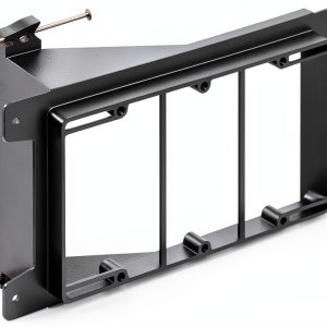 Cmple 3‑gang wall mount bracket Impact Plastic Depth-0