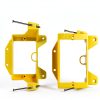 BestView Low Voltage Wall Bracket Pack of 10 Orange Plastic-11
