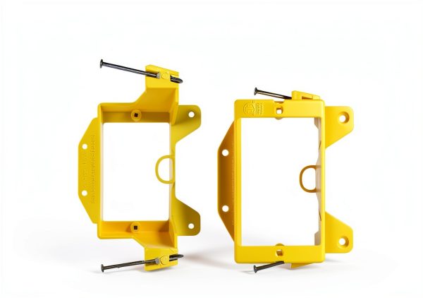 BestView Low Voltage Wall Bracket Pack of 10 Orange Plastic-11