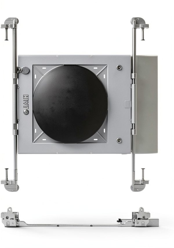 HALO Stainless Steel 6 Light Ceiling Mount Modern Square Round Fixture-2
