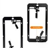 MadYiboshi Low Voltage Wall Mount Bracket Black 3.98x2x0.15in 5-Pack-2