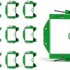BestView Low Voltage Wall Bracket Pack of 10 Orange Plastic-20
