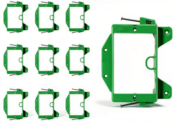 BestView Low Voltage Wall Bracket Pack of 10 Orange Plastic-20