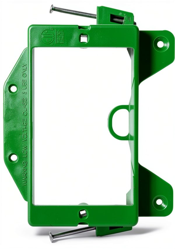 BestView Low Voltage Wall Bracket Pack of 10 Orange Plastic-21