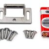 VEVOR Push Bar Panic Exit Device, Commercial Emergency Exit Bar Panic Exit Device for Wood Metal Door, Silver-8
