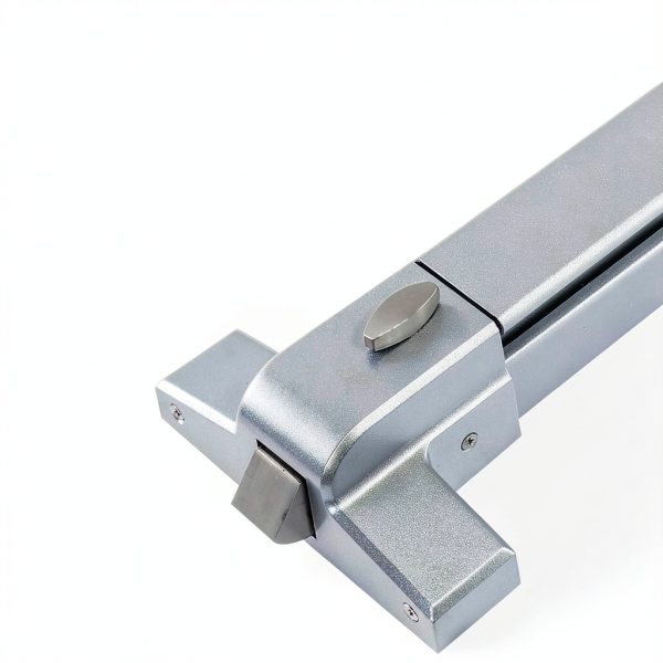 BEAMNOVA Commercial Door Panic Exit Device Push Bar Metal Universal Emergency Hardware Parts Gate Lock Roller Strike Plate End Cap, Metallic for 27.5 to 41 inch Wide Doors-5