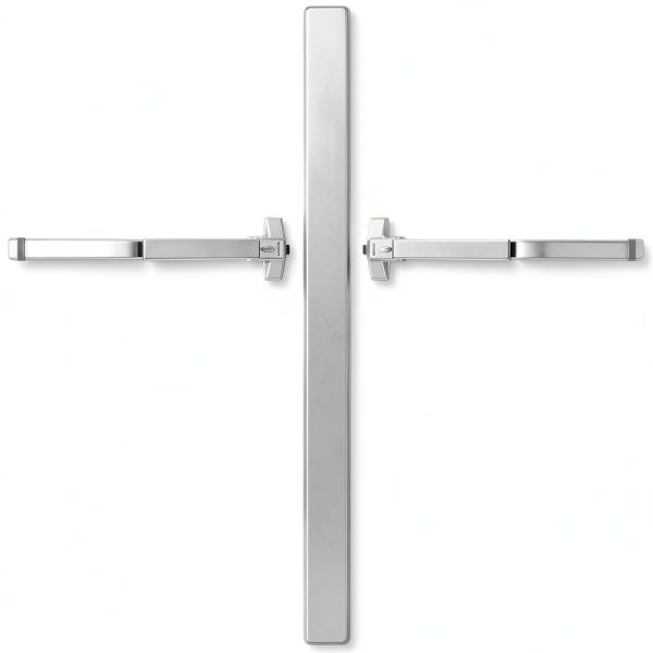 VEVOR Push Bar Panic Exit Device, Commercial Emergency Exit Bar Panic Exit Device for Wood Metal Door, Silver-4