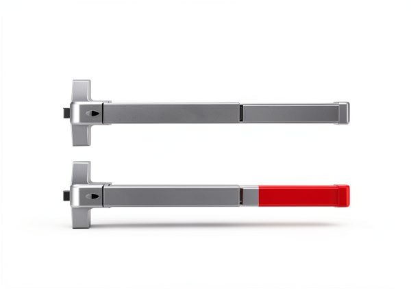 Commercial Panic Exit Device 25.5" Steel Lever & Key Lock QLYYOPSK-3