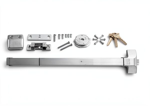 VEVOR Panic Exit Device 31" Push Bar with Lever and 3 Keys-5