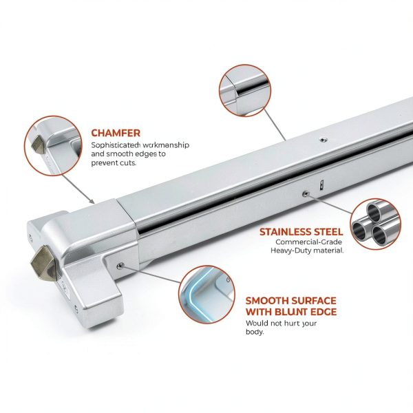 Push Bar Panic Exit Device Aluminum Deals On Wings-3