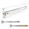 BEAMNOVA Commercial Door Panic Exit Device Push Bar Metal Universal Emergency Hardware Parts Gate Lock Roller Strike Plate End Cap, Metallic for 27.5 to 41 inch Wide Doors-4