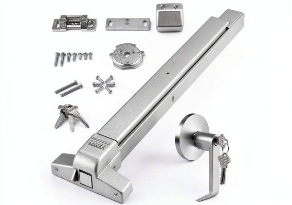 VEVOR Panic Exit Device 31" Push Bar with Lever and 3 Keys-0