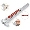 BEAMNOVA Commercial Door Panic Exit Device Push Bar Metal Universal Emergency Hardware Parts Gate Lock Roller Strike Plate End Cap, Metallic for 27.5 to 41 inch Wide Doors-7