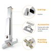 BEAMNOVA Commercial Door Panic Exit Device Push Bar Metal Universal Emergency Hardware Parts Gate Lock Roller Strike Plate End Cap, Metallic for 27.5 to 41 inch Wide Doors-6