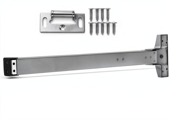 VEVOR Push Bar Panic Exit Device, Commercial Emergency Exit Bar Panic Exit Device for Wood Metal Door, Silver-5