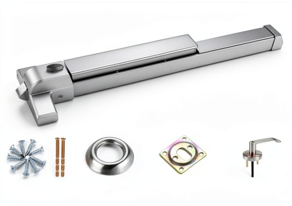 Commercial Panic Exit Device 25.5" Steel Lever & Key Lock QLYYOPSK-2