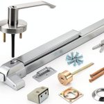 Commercial Panic Exit Device 25.5" Steel Lever & Key Lock QLYYOPSK-0