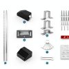 IRONWALLS Surface Vertical Rod Panic Exit Device 32' Push Bar-8