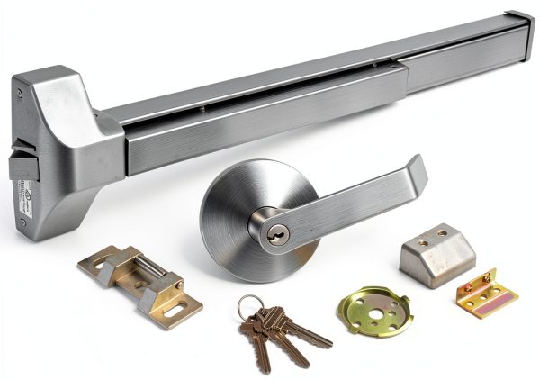 304 Stainless Steel Push Bar Panic Exit Device Doorcare UL10C Grade 1-1