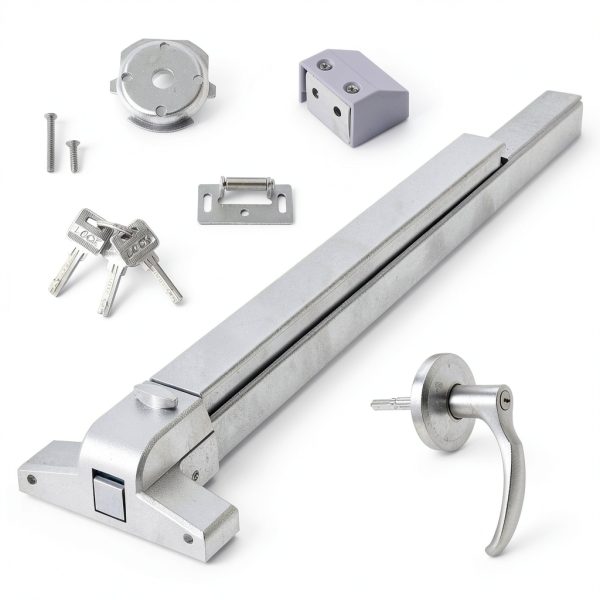 Commercial Door Push Bar Exit Device BADUS 31.5"/80cm Steel-5