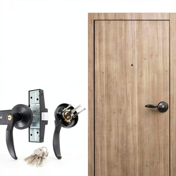 BEAMNOVA Door Panic Bar Exit Device 41‑53in Commercial Lever Lock-4