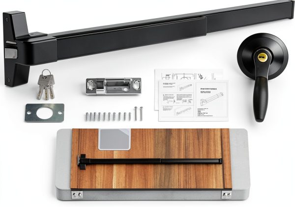 BEAMNOVA Door Panic Bar Exit Device 41‑53in Commercial Lever Lock-0