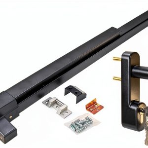 Commercial Push Bar Panic Exit Device with Lever Handle, 304 Stainless Steel, UL10C & ANSI Grade 1 Certified, Emergency Door Hardware (1710P- Push Bar Panic Exit Device+Lever Handle)-0