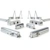 Alarmed Commercial Push Bar Exit Device - FH-1550A Panic Bar Loud Warning Strike Bar with Warning Stickers - UL Listed - Easy Installation-7
