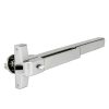 Panic Bar FAHKNS Aluminum Exit Door Push Bar Large Silver Chrome-5